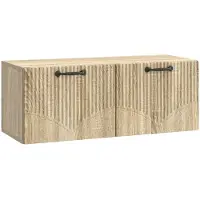 vidaXL Meuble TV mural en chêne Sonoma 78,5 x 31 x 30 cm