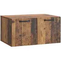 Syfax Meuble TV mural Bois ancien 59,5 x 41 x 30 cm Bois d'ingénierie