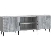 Syfax Meuble TV Sonoma gris 150 x 31 x 50 cm Bois d'ingénierie