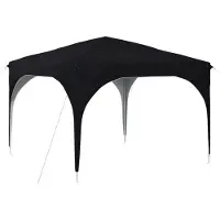 Syfax Tente de fête pop-up 290 x 290 x 245 cm Anthracite