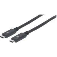 Manhattan 354905 USB 3.1 Gen1 Kabel C-Stecker/C-Stecker 2m schwarz
