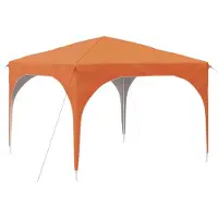 Syfax Tente de fête pop-up 290 x 290 x 245 cm Orange
