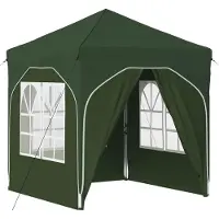 Syfax Tente de fête pop-up 192 x 192 x 245 cm Vert