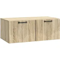 vidaXL Meuble TV mural en chêne Sonoma 78,5 x 41 x 30 cm
