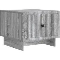 Syfax Table basse Sonoma gris 49 x 50 x 40 cm Bois d'ingénierie