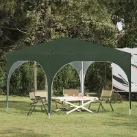 Prolenta Tente événementielle pop-up, modèle "Exclusive", dimensions 290 x 290 x 245 cm, couleur verte