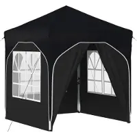 Syfax Tente de fête pop-up 192 x 192 x 245 cm Anthracite