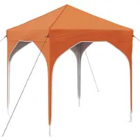 Syfax Tente de fête pop-up 194 x 194 x 245 cm Orange