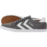 Hummel Chaussure de sport 'Slimmer Stadil' gris foncé / blanc