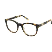 Zadig & Voltaire Lunettes de vue - - VZV398 - Marron avana striata - Acétate - Monture ronde