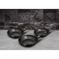 Berlinger Haus Ensemble de poeles a frire 3 pieces 20/24/28 cm Black Rose BH6158