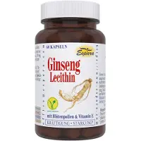Espara GmbH Espara Capsules de lécithine de ginseng avec pollen de fleurs et vitamine E, 60 capsules