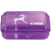 Step by step Boîte à goûter avec fermeture à clic, lavable au lave-vaisselle, Lunch box, Violet