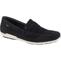 Rieker Moccasins 09050-14, chaussures basses, hommes, bleu foncé, taille : 43