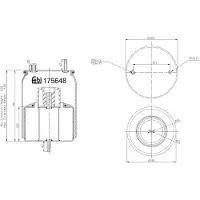FEBI BILSTEIN Soufflet à air, suspension pneumatique 175648