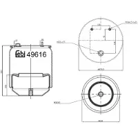 FEBI BILSTEIN Mécanisme, suspension pneumatique