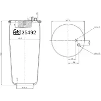 FEBI BILSTEIN Mécanisme, suspension pneumatique