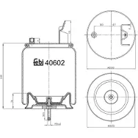 FEBI BILSTEIN Mécanisme, suspension pneumatique