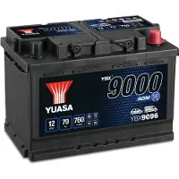Yuasa YBX9096 12V 70Ah 760A AGM Start Stop