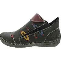Rieker Bottines bleu marine / jaune / kaki / melon