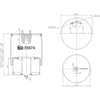 FEBI BILSTEIN Soufflet à air, suspension pneumatique 35674