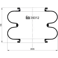 FEBI BILSTEIN Mécanisme, suspension pneumatique