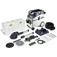 Festool Ponceuse à col long PLANEX LHS 2 225 EQI/CTM, kit de 36 pièces | 578425