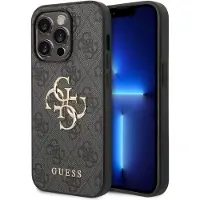 GUESS Guhcp15x4gmggr Iphone 15 Pro Max 6.7 4g Big Phone Case Clair
