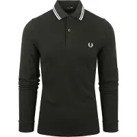 Fred perry Polo à manches longues foncé T50 Vert foncé Vert taille XXL