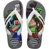 Havaianas Tongs enfant KIDS MINECRAFT garcons - Gris - 33 / 34