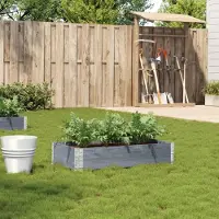 Prolenta Maison Exclusive - Jardinière grise 100 x 50 cm en pin massif