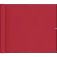vidaXL Brise-vue pour balcon, rouge, 100 x 500 cm, tissu Oxford