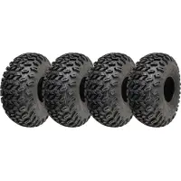 Parnells 22x11.00-8 Utilitaire ATV Pneus Tondeuse à gazon 4 couches Route homologuée Wanda P334 (Jeu de 4)