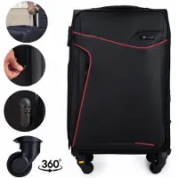 Solier Valise M Stl1651 VALISE KASTL1651NOIRROUGE23M52429