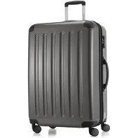 Hauptstadtkoffer - Alex - Großer Hartschalen-Koffer Koffer Trolley Rollkoffer Reisekoffer, 75 cm, 119 Liter,Titan