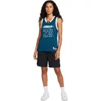 Nike Débardeur de basketball Jordan Jersey 23 pour femme, en mesh, bleu (FN6687-457)