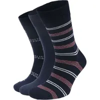 Tommy Hilfiger Giftbox 3-Pack Marine Bleu foncé Bleu taille 43-46