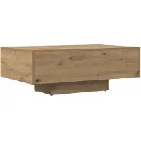 vidaXL Table basse Artisan-Chêne 85x55x31 cm Bois composite