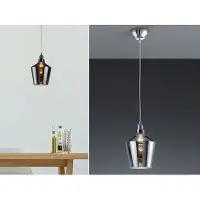 TRIO Lampe suspendue CALAIS noir 304800142