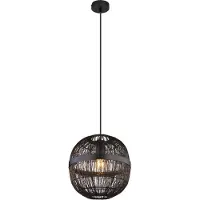 Globo Lighting Lampe à suspendre métal noir mat, 1x E27