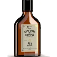 HiSkin Men Gel lavant pour le corps et shampooing pour cheveux et barbe Whisky 3in1 Fire, 100ml