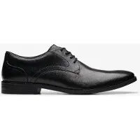 Clarks pour homme. 26178489 Brandon Lace Leather Shoes noir (45), Cuir, Plat, Lacets, Casuel, Fête, Classique