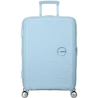 American Tourister trolley Soundbox Spinner 67 / 24 TSA EXP Trolley Pastel Blue bleu clair
