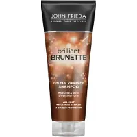 John Frieda Shampooing Vibrancy pour brunes, pour faire briller les cheveux, 250 ml