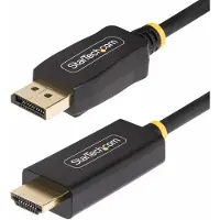 StarTech.com 2m DP To HDMI Adapter Cable. Nms Ns Cabl (2 m), Câble vidéo, Noir