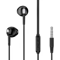 XO Écouteurs filaires avec mini-jack 3,5 mm intra-auriculaire noir