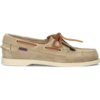 Sebago pour femme. 77131JW Mocassins en cuir marron Portland (40), Plat, Lacets, Casuel