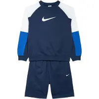 Nike Ensemble Sweatshirt/Short Poly Crew Junior - Bleu, Bleu