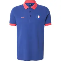 BOSS pour homme. 50559263 Polo Paddy avec détails drapeau marine (L), Casuel, Coton, Manche courte
