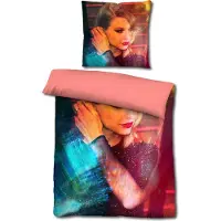 Sleezzze Castell microfibre linge de lit réversible Taylor Swift de Sid Maurer 155 x 220 + 80 x 80 cm